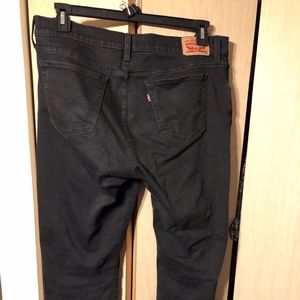 Slightly faded Black Levi Jeans